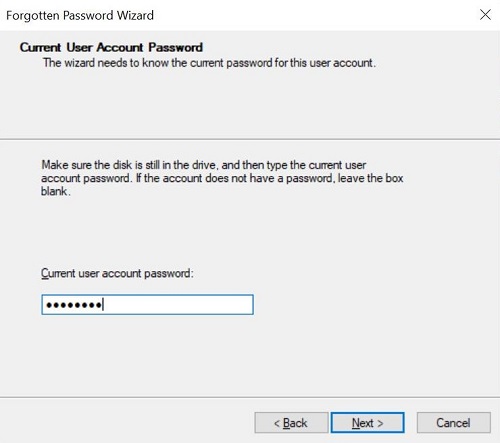 logon password